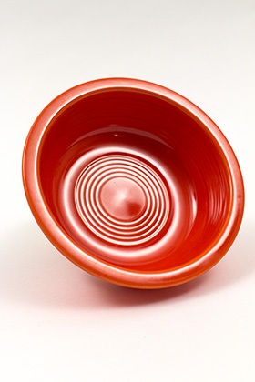 Red Vintage Fiestaware Red Berry Bowl For Sale Red Vintage Fiestaware Red Berry Bowl For Sale