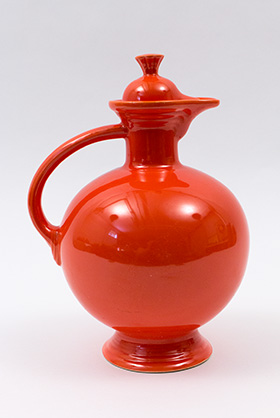 Vintage Fiesta Carafe in Original Red: Radioactive Fiestaware: Genuine, Old, Antique, For Sale, Gift
Vintage Fiesta Carafe in Original Red: Radioactive Fiestaware: Genuine, Old, Antique, For Sale, Gift