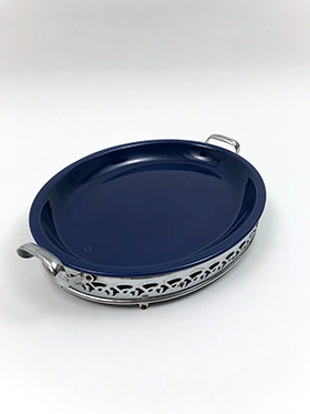 Kitchen Kraft Platter in Original Blue: Hard to Find Go-Along Fiestaware Pottery For Sale
Kitchen Kraft Platter in Original Blue: Hard to Find Go-Along Fiestaware Pottery For Sale