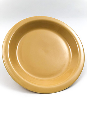 Kitchen Kraft Pie Plat in Original Yellow: Hard to Find Go-Along Fiestaware Pottery For Sale  