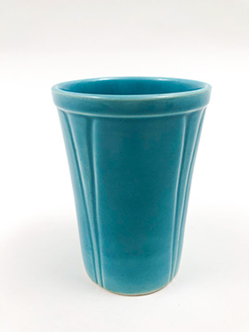  Riviera Pottery and Fiesta Dinnerware  for Sale: Turquoise  Juice Tumbler from vintagefiestaware.com
      