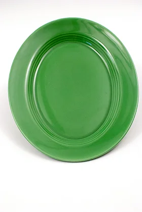 Vintage Harlequin Medium Green Platter