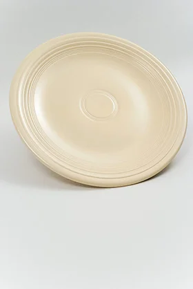 ivory vintage fiestaware 15 inch chop plate for sale