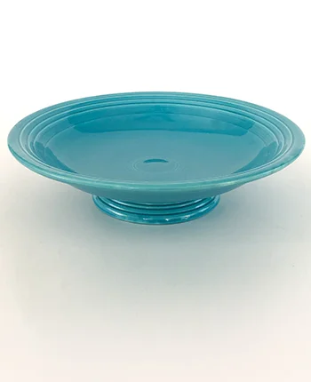 Vintage Fiestaware Original Turquoise 12 Inch Footed Comport Bowl