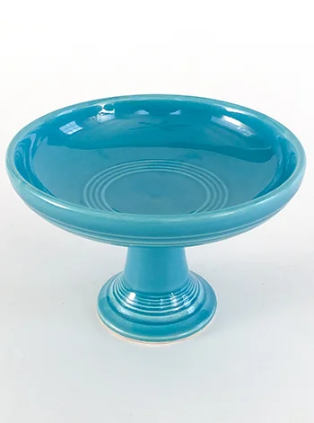 Turquoise Vintage Fiestaware Sweets Comport For Sale