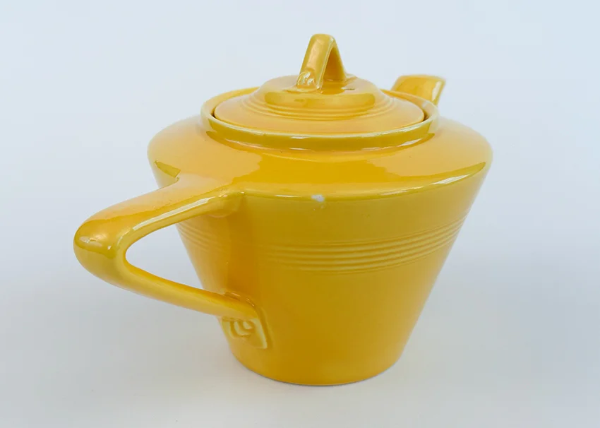 yellow harlequin teapot for sale