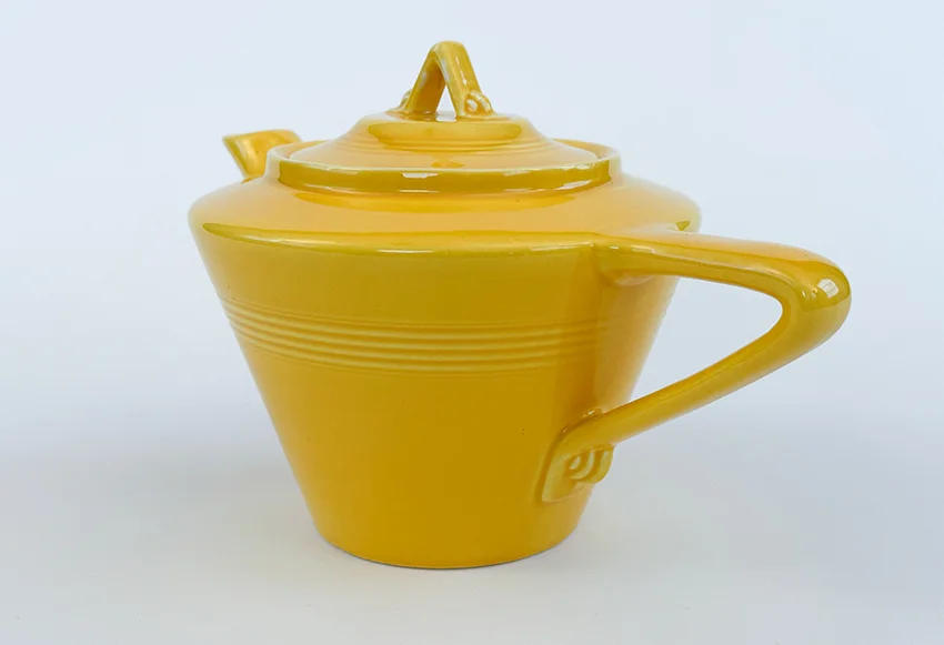 yellow harlequin teapot for sale