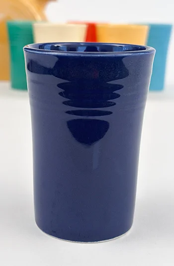 Cobalt Blue Vintage Fiesta Juice Tumbler Fiestaware Pottery For Sale