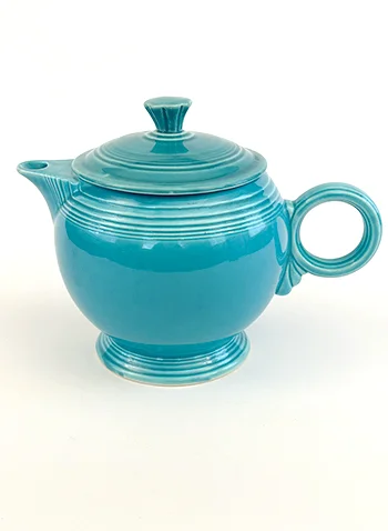 Turquoise Vintage Fiestaware Large Teapot