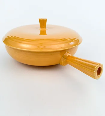 Vintage Fiesta Covered French Casserole Promotional Fiestaware Pottery