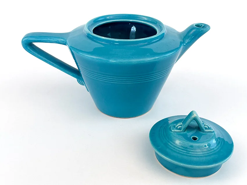 turquoise harlequin teapot for sale