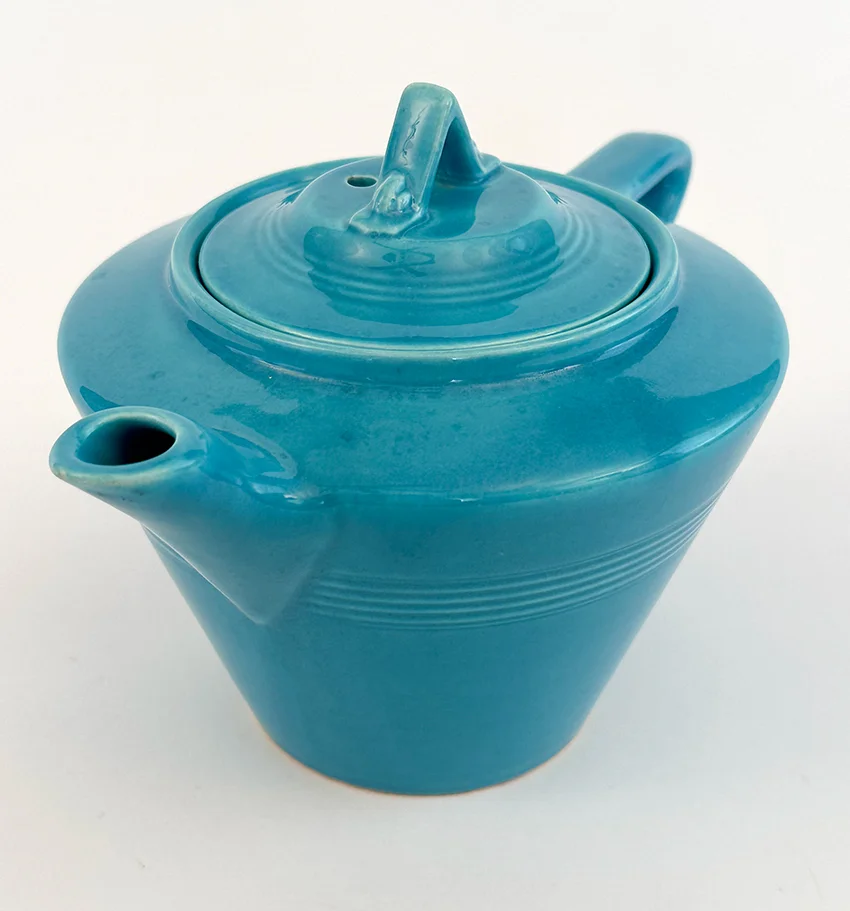 turquoise harlequin teapot for sale