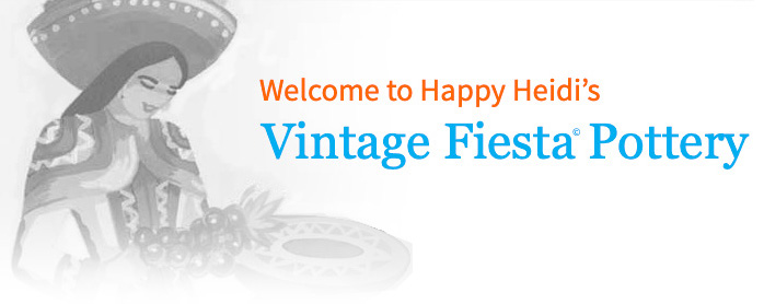 Happy Heidi's Vintage Fiesta Pottery Website