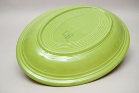 Chartreuse Vintage Fiesta Large Oval Platter