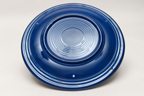 Vintage Fiesta Cobalt Blue 9 Inch Plate  Fiestaware Pottery Vase: Gift, Rare, Hard to Find, Buy Onlline Now, American Antique Pottery