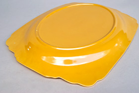 Riviera Pottery Plain Well Platter in Original Yellow Glaze for Sale
      