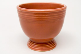 Vintage Fiesta Rose Egg Cup  Fiestaware Pottery Vase: Gift, Rare, Hard to Find, Buy Onlline Now, American Antique Pottery