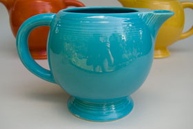 Vintage Fiesta Ice Lip Pitcher in Original Turquoise: Genuine, Old, Antique, For Sale, Gift
Vintage Fiesta Ice Lip Pitcher in Original Turquoise: Genuine, Old, Antique, For Sale, Gift