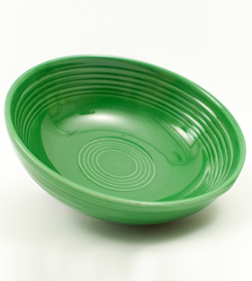 Medium Green Fiesta Individual Salad Bowl Fiestaware Pottery For Sale
