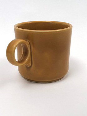 Antique Gold Fiesta Ironstone Coffee Mug 1969 to 1973