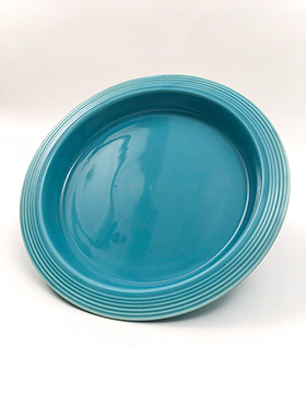Fiesta Relish Tray Base in Original Turquoise Glaze
