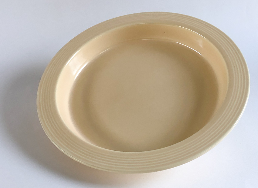 ivory vintage fiestaware relish tray base for sale