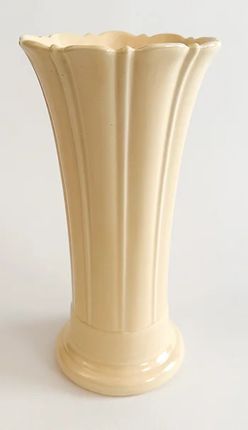ivory vintage fiestaware vase 10 inch fiesta flower vase for sale
